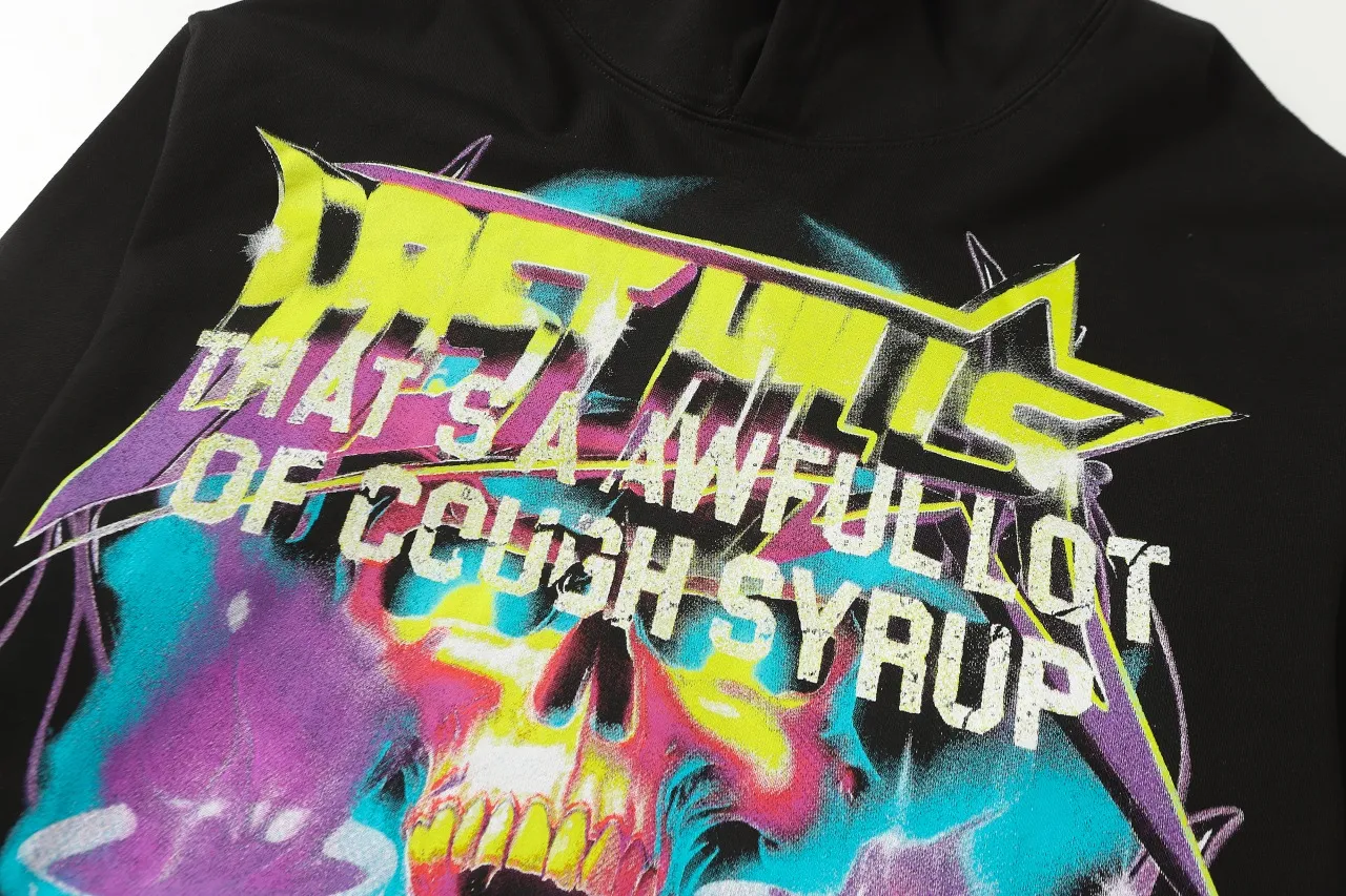C Black I THAT'S A AWFUL LOT OF COUGH SYRUP In Stock Same Style. （fabric): 100 Sizes（size）：S-M L X L （colour）：